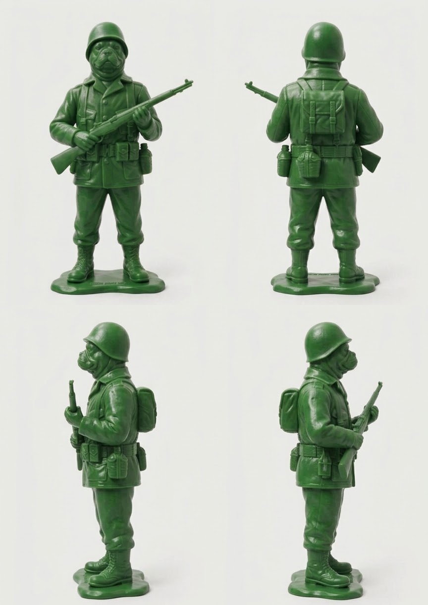 TRUP four views: front, back, left, right